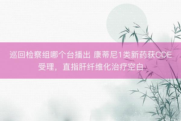 巡回检察组哪个台播出 康蒂尼1类新药获CDE受理，直指肝纤维化治疗空白