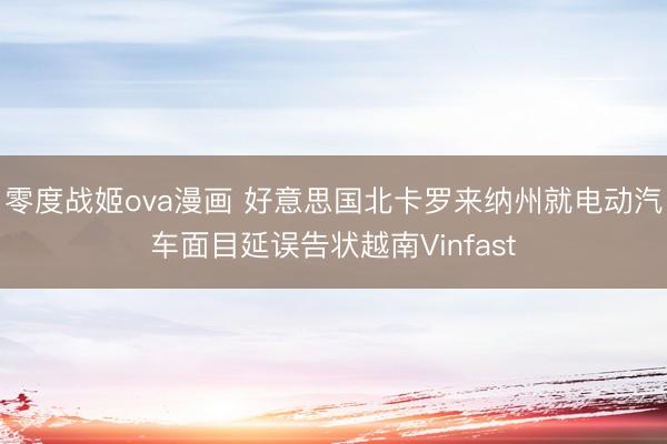 零度战姬ova漫画 好意思国北卡罗来纳州就电动汽车面目延误告状越南Vinfast