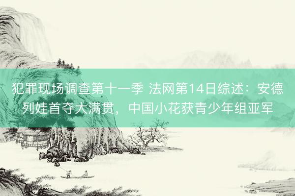 犯罪现场调查第十一季 法网第14日综述:安德列娃首夺大满贯,中国小花获青少年组亚军