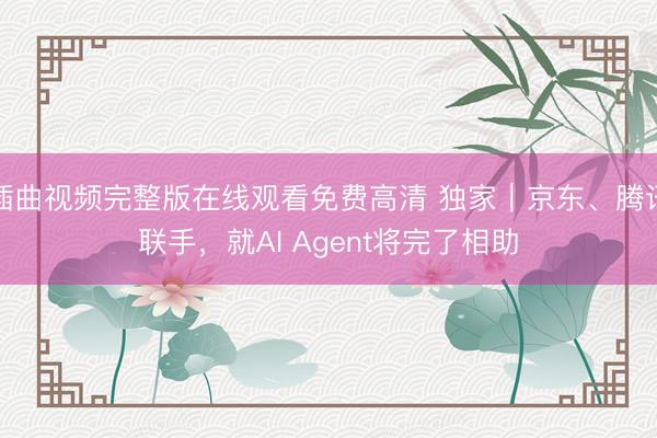插曲视频完整版在线观看免费高清 独家｜京东、腾讯联手，就AI Agent将完了相助